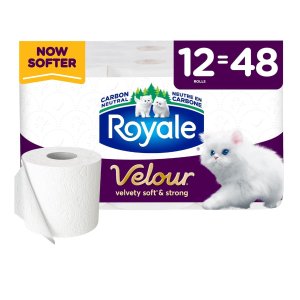 🔥PrimeDay狂欢价：Royale Velour 无敌加厚卫生纸 12大卷 相当于48卷