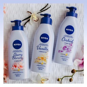 NIVEA  香草杏仁油润肤露 500ml 足够清香 告别干性皮肤