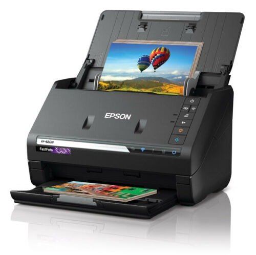 Epson Ff-680W Fastfoto 无线图片、文件打印机