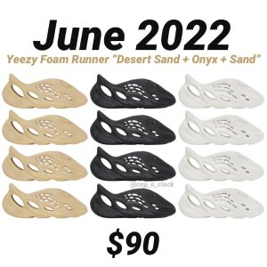 预告：Yeezy 洞洞鞋 沙漠、纯白配色｜凉爽一整夏 时尚潮流