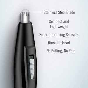 Conair 便携式电动鼻毛修剪器 一机多用 不伤鼻腔 可水洗
