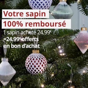1.4-1.7米真树 预约已开启IKEA宜家 免费领圣诞树！ 花€24.99买树直接返€24.99代金券