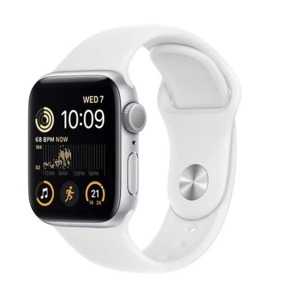 Apple Watch SE 44mm GPS (第2代) 银色318.99 超值好货| 北美省钱快报