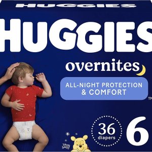 近期史低价：Huggies 夜间婴儿纸尿裤6号36片
