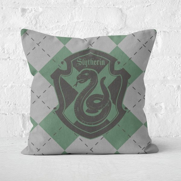 Slytherin Square Cushion