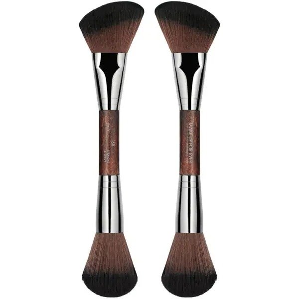 #158 Double-Ended Sculpting Brush - Blush and Highlighter -