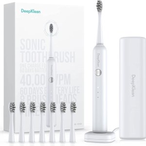 Deepklean 电动牙刷 带收纳盒+8个杜邦刷头 敏感牙齿也可冲