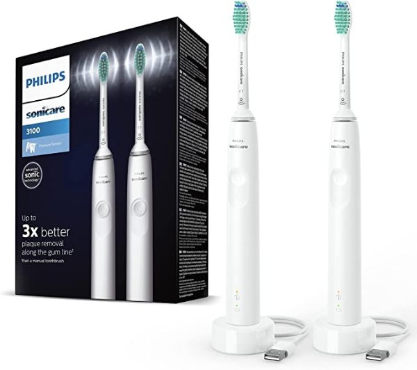 Sonicare Serie 3100 电动牙刷2支