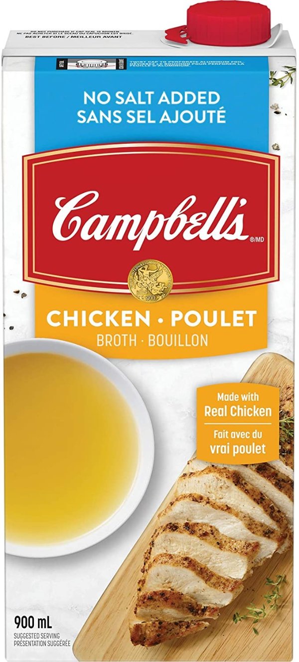 Campbell's 无盐鸡汤 900 mL