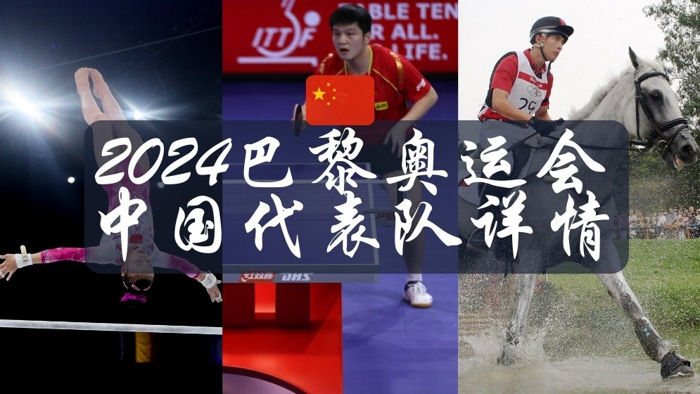 2024巴黎奥运会中国队名单 - 参赛项目/选手, 全红婵、马龙、樊振东要来啦！