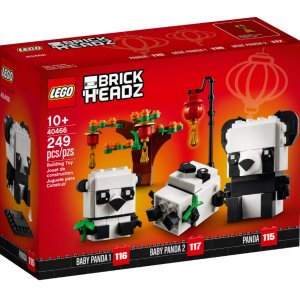 新品预告：LEGO 方头仔系列1月新品来啦 封面款中国熊猫€19.99