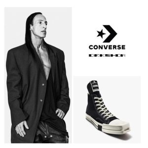 预告：Converse x Rick Owens 联手推出超强联名DRKSHDW系列