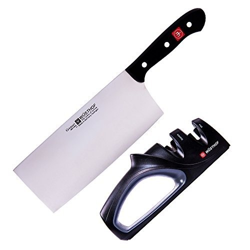 中式菜刀+磨刀器