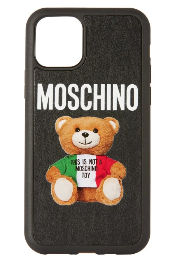 黑色 Italian Teddy Bear iPhone 11 Pro 手机壳
