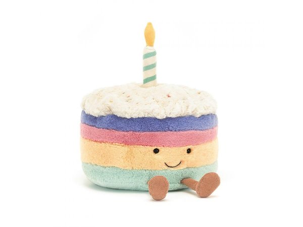 彩虹生日蛋糕 H: 26 cm