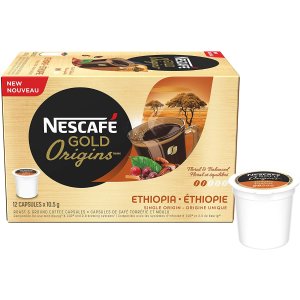 NESCAFÉ 金装埃塞俄比亚胶囊浓缩咖啡12颗