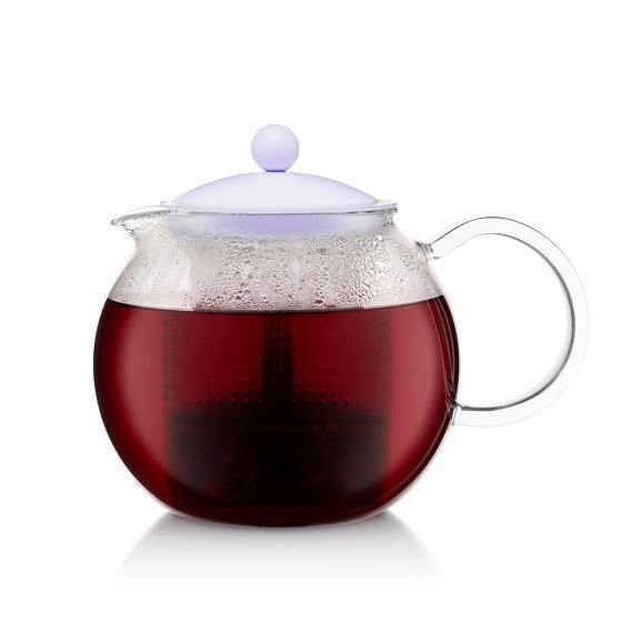 阿萨姆茶壶+紫色顶盖 1L