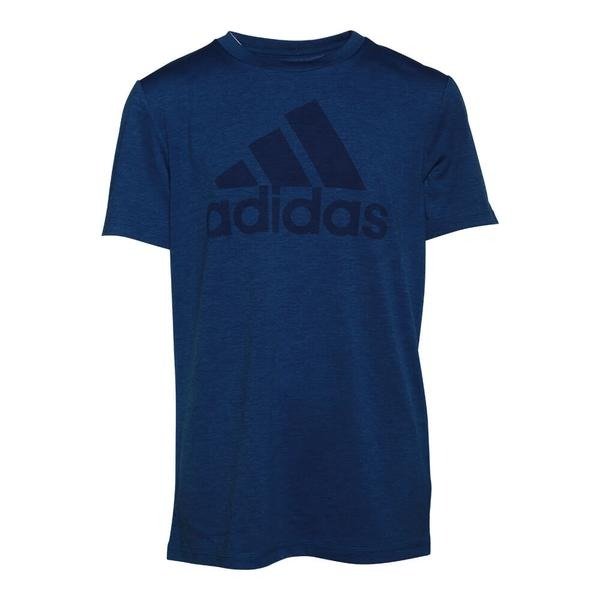 BOYS GRAPHIC SHORT SLEEVE TOP ROYAL HEATHER