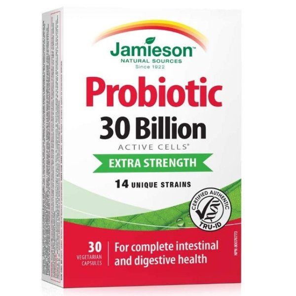 Jamieson 30亿天然益生菌30粒 