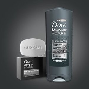 Dove  Men +Care男士保湿身体脸部清洁 2合1沐浴露