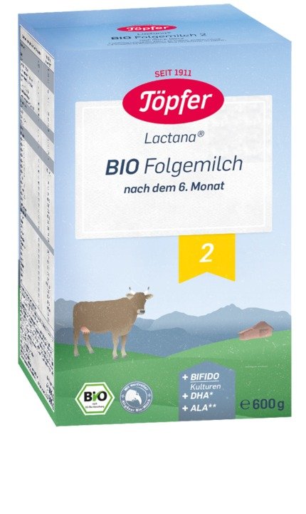 Lactana Bio 2, 600 g 奶粉