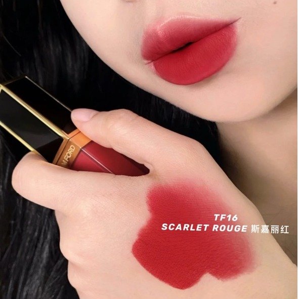 全新黑金哑光唇釉-Scarlet Rouge