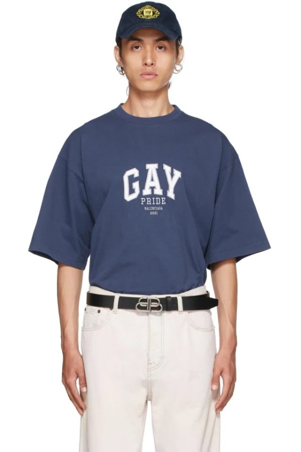 Navy 'Pride' T恤