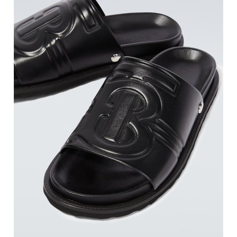 BurberryLogo 拖鞋