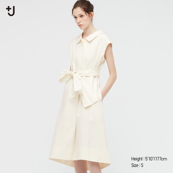 WOMEN +J Cotton Linen 长裙