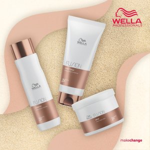 Wella FUSION "蜘蛛丝"发膜 清洁头皮+发丝顺滑