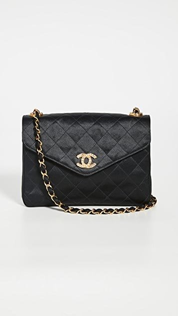 Chanel Crystal Satin Shoulder Bag