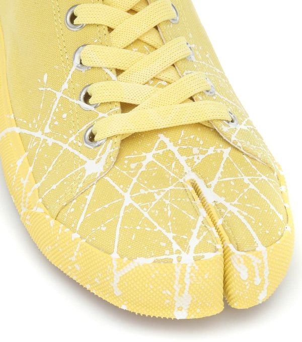 Tabi黄色泼墨 分趾鞋