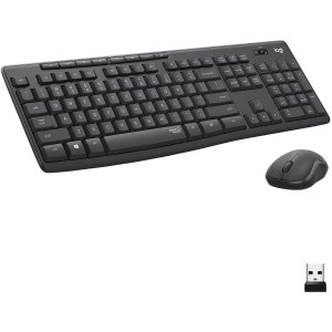 史低价：Logitech MK295 静音无线键盘鼠标套装