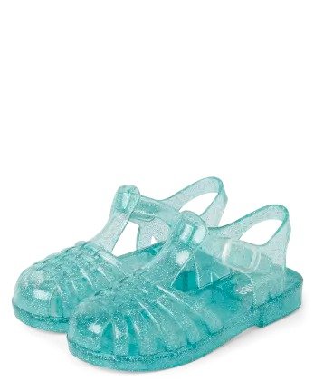 水晶塑料凉鞋