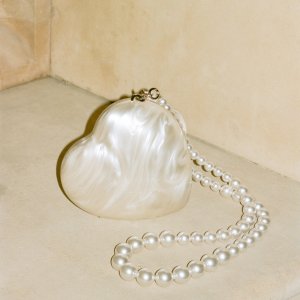 Simone Rocha 新品大促 梦幻少女品牌 | 入封面珍珠白色贝母包
