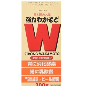 $8 rmb60小s推荐:调理肠胃 wakamoto 乳酸菌整肠胃药 300粒 特价