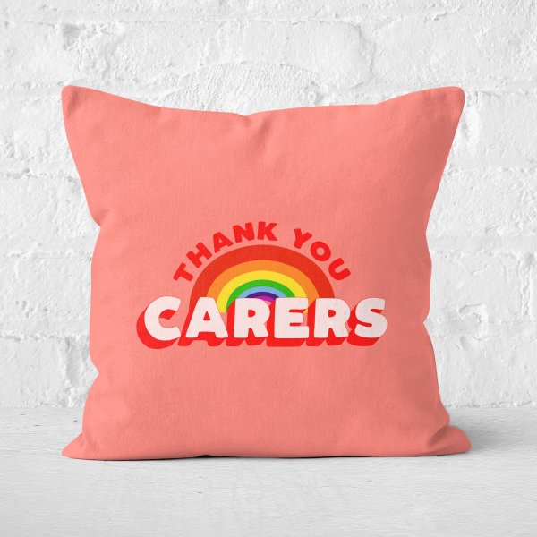 Thank You Carers Square Cushion