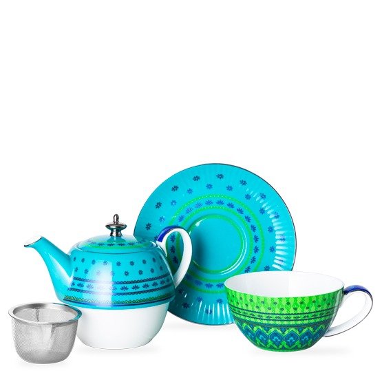 Sari Tea For One Aqua 茶具套装