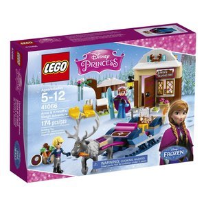 史低！LEGO 乐高冰雪奇缘安娜和雪橇174片积木套装