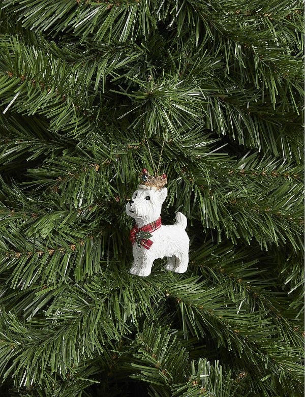 圣诞小狗装饰 8cm
