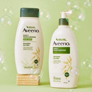 Aveeno 湿疹护理沐浴 | 燕麦身体乳$9.59 宝宝洗护系列温和低敏