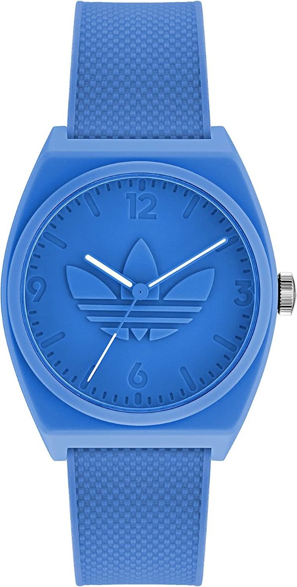 蓝色树脂手表