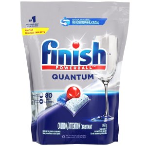 史低价：Finish Quantum 洗碗球80个装, 日用常备补货
