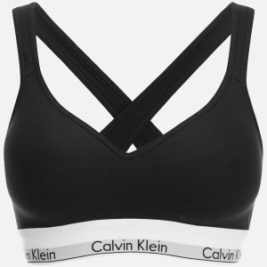 CK Calvin Klein女士交叉肩带舒适内衣