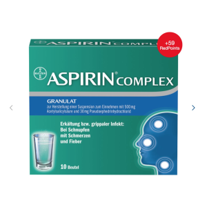 特殊时期常备药准备好 德国拜尔Aspirin 阿司匹林冲剂10包