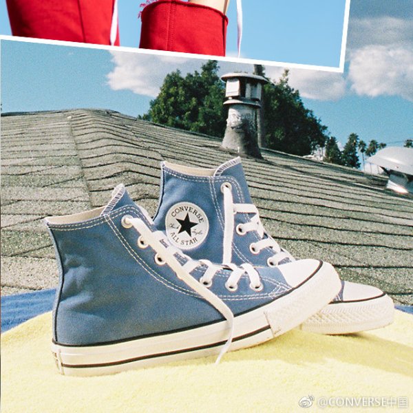 Summer Breathe Chuck Taylor All Star High Top Summer Breathe 灰蓝色75.00 超值好货|  北美省钱快报