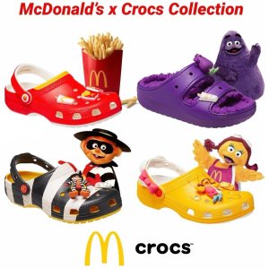 快来一起麦门入洞！McDonalds X Crocs 联名 - 麦当劳叔叔、汉堡神偷、奶昔大哥