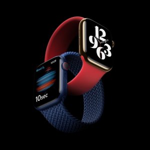 手慢无：Apple Watch Series 6 GPS+蜂窝  铝合金表盘  运动手表