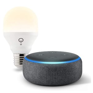 Echo Dot+LIFX Wi-Fi智能灯泡套装 四色可选