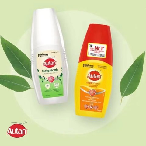 仅€3.45/瓶 面部、身体可用Autan 防虫喷雾 保护加倍 抵抗蚊子、蜱虫、跳蚤等 远离虫虫